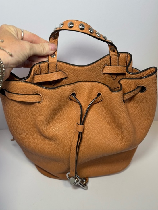 Beautiful Rebecca Minkoff Blythe studded leather drawstring backpack main image 13